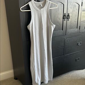 7Diamonds Gray Sleeveless Dress